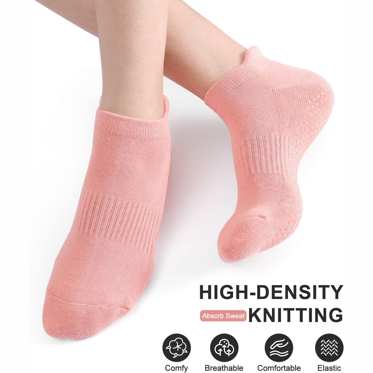 6 คู่ถุงเท้าโยคะสําหรับผู้หญิง - Grip Sock Yoga บทวิจารณ์และราคา