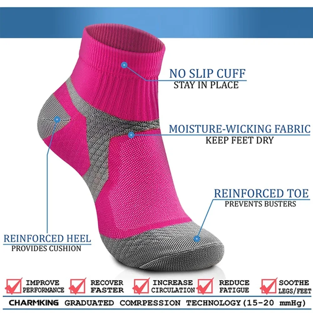 ถุงเท้ากันกระแทกกีฬา1คู่สำหรับ - Compression Sock Medical บทวิจารณ์และราคา