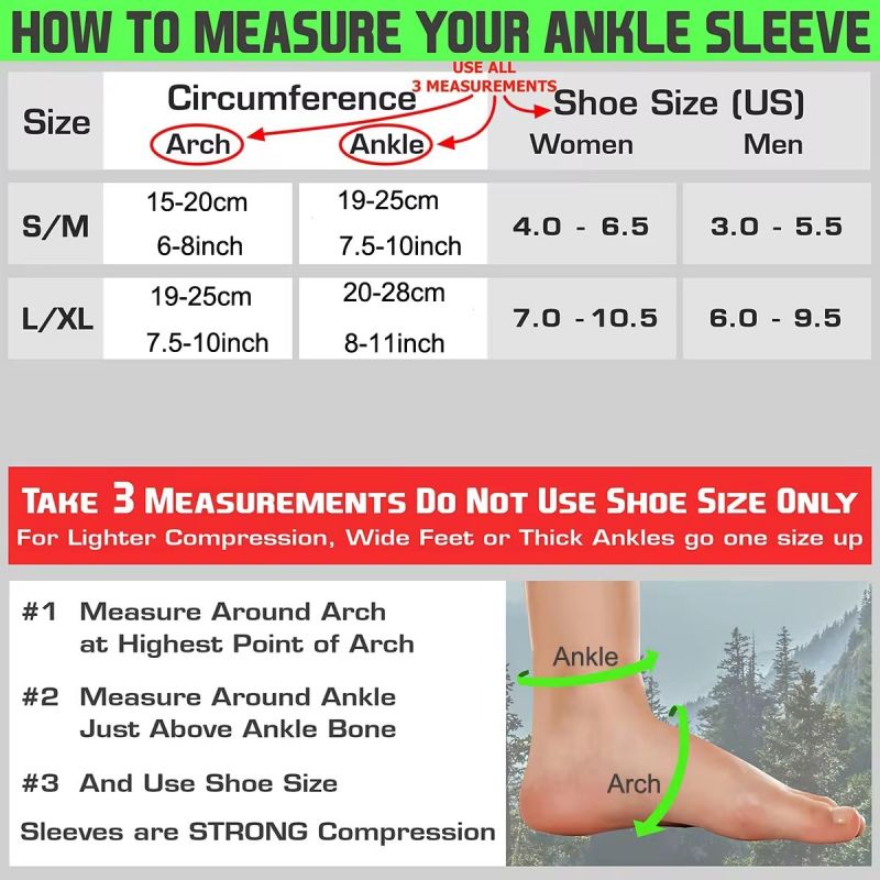 1 คู่กีฬาข้อเท้าสนับสนุนรั้งกา - Ankle Brace Sock บทวิจารณ์และราคา