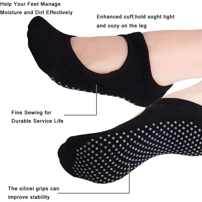 ถุงเท้าโยคะแบบไม่มีส้นกันลื่น  - Grip Sock Yoga บทวิจารณ์และราคา