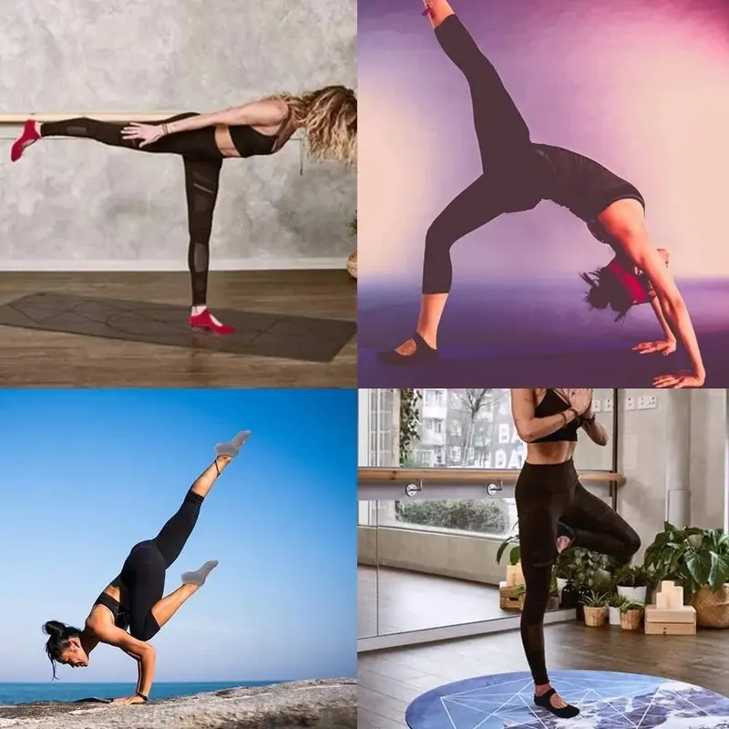 ถุงเท้าโยคะแบบไม่มีส้นกันลื่น  - Grip Sock Yoga บทวิจารณ์และราคา