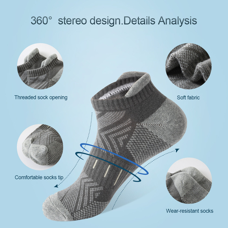 ถุงเท้าข้อสั้นแบบมีเบาะรองรับ  - Athletic Sock Cushion บทวิจารณ์และราคา